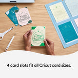 Cricut Card Mat 2x2, Reusable, Non-Slip Craft Mat, Create Four Cards Simultaneously, Perfect for Bulk Card Making, Compatible with Cricut Maker & Cricut