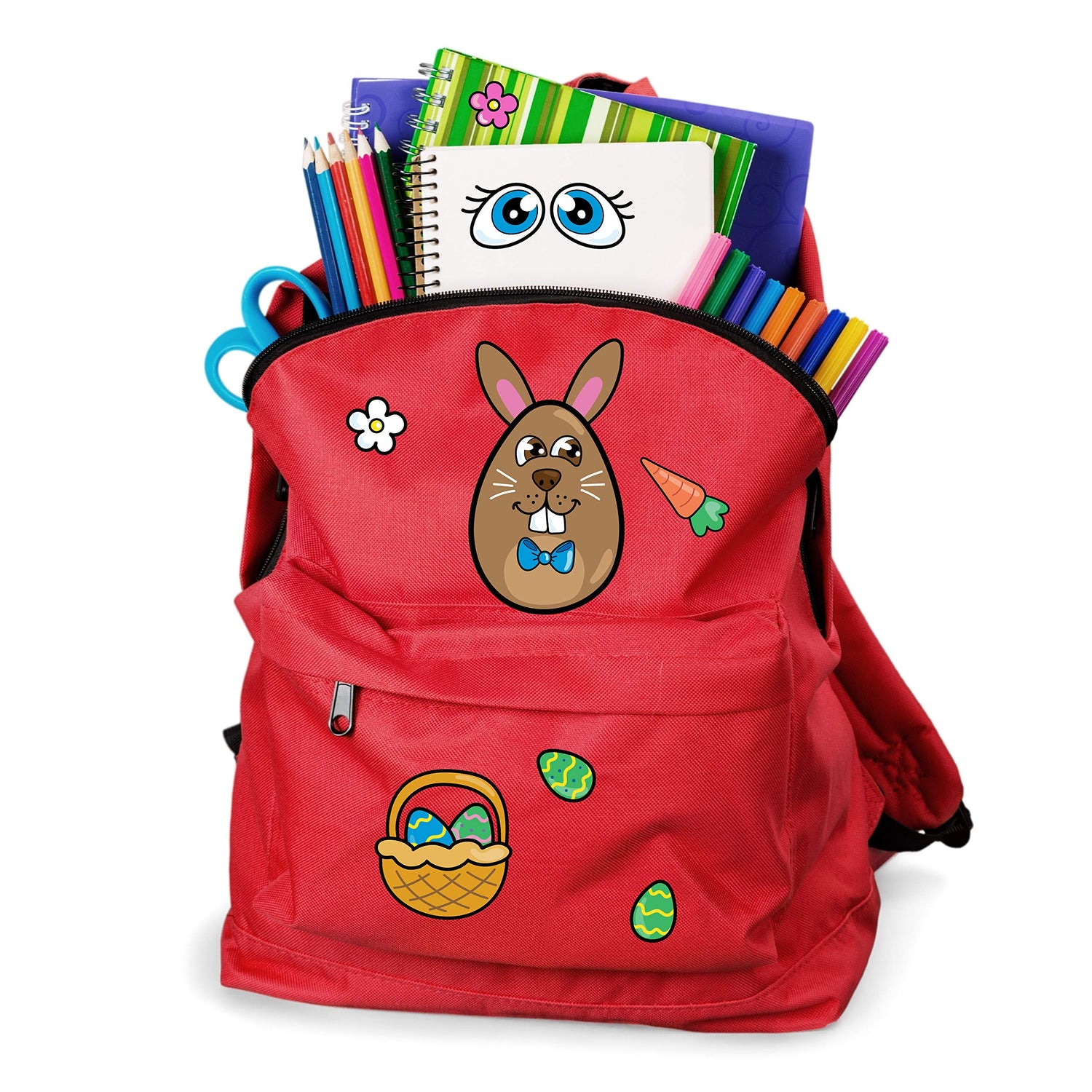 JOYIN 24 PCS Easter Mix and Match Make a Face Animal Stickers with Easter Egg Themed Pig, Bunny, Chicken, Cow, Sheep, Duck Party Favor Supplies, Art JOYIN