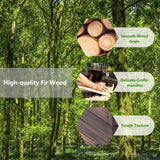 Giantex Raised Garden Bed, Wood Planter Box, Outdoor Planting Bed for Vegetable Flower, Rectangular Planter for Patio and Lawn 47''Lx24''Wx9''H, Giantex