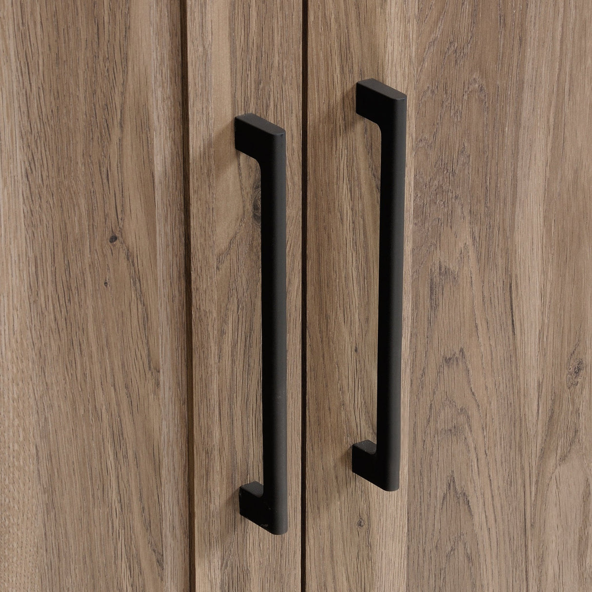 Sauder HomePlus Storage Pantry cabinets, L: 23.31" 17.01" W x H: 70.91", Salt Oak finish Sauder