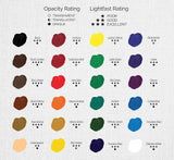 MyArtscape Oil Paint Set - 24 x 21ml Tubes - Artist Quality - Rich Vivid Oil-based Colors - Lightfast - Heavy Body - Great Saturation - Glossy Finish MyArtscape