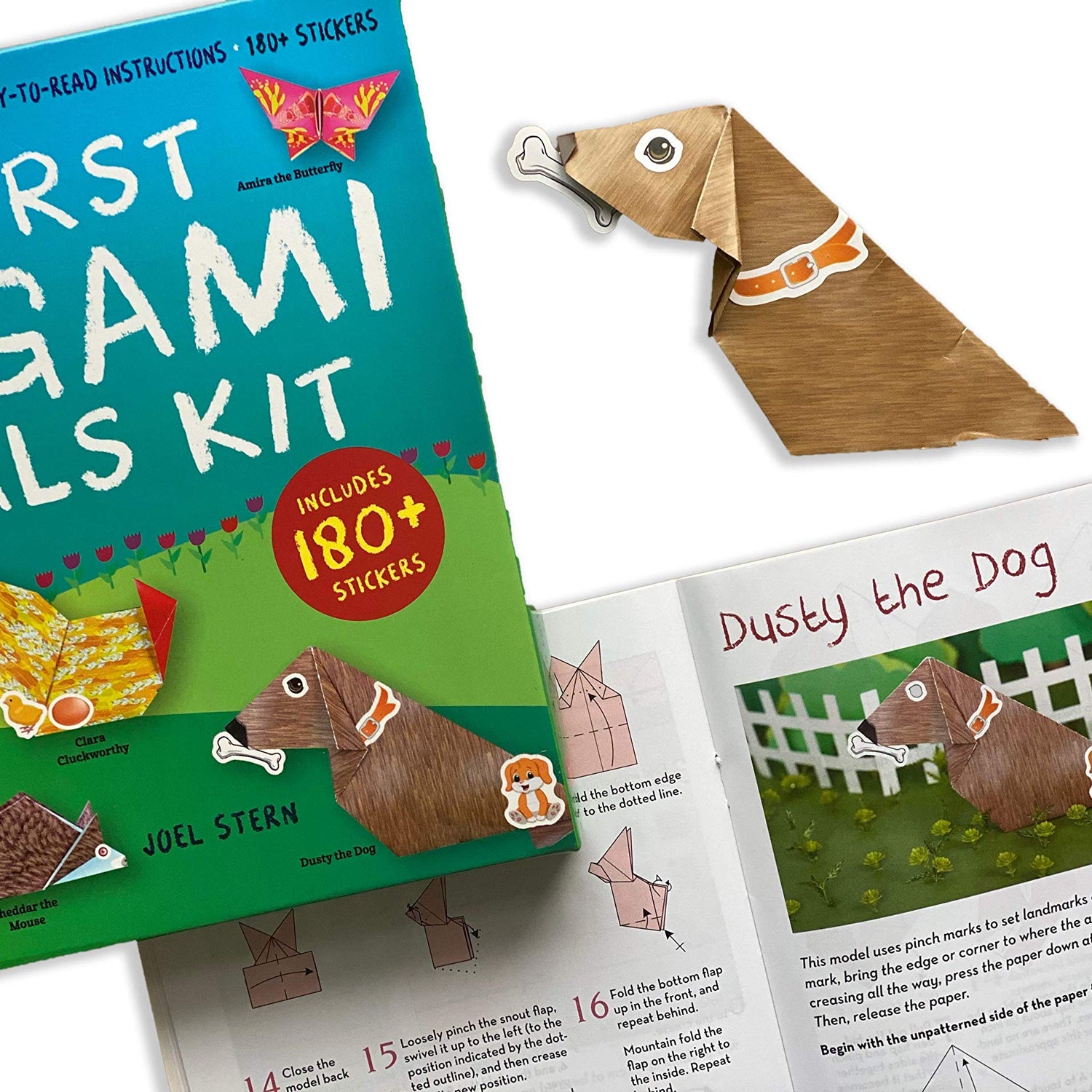 My First Origami Animals Kit: Everything is Included: 60 Folding Sheets, Easy-to-Read Instructions, 180+ Stickers Tuttle Publishing