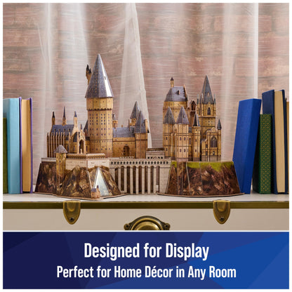 4D Build, Harry Potter Hogwarts Castle 3D Puzzle Model Kit 209 Pcs | Harry Potter Gifts Desk Decor | Building Toys | 3D Puzzles for Adults & Teens - WoodArtSupply