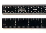 6" EZ Read Rigid Rule Made in USA! 4R Graduation PEC Tools