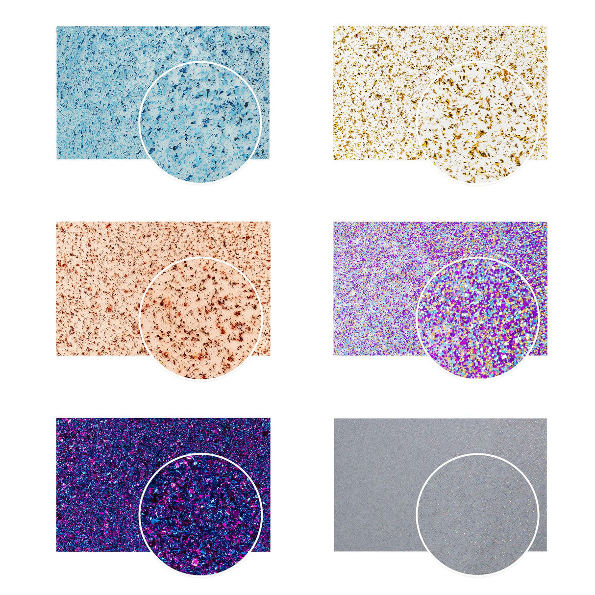 2.6mm (1/8th Inch), 12x19 inch, Glowforge Performance Series CO2 Laser Ready, Glitter cast Acrylic, Craft Closet Brand | Glitz Variety Pack Craft Closet