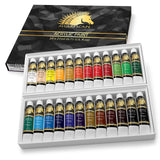 MyArtscape Acrylic Paint Set - 24 x 21ml Tubes - Lightfast - Heavy Body MyArtscape