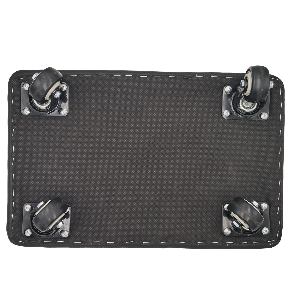 Btibpse Roller Seat 360 Degree Rotating Low Stool with Wheel Chair PU Leather Universal Swivel Caster Wheels for Home Office Fitness and Garage Btibpse