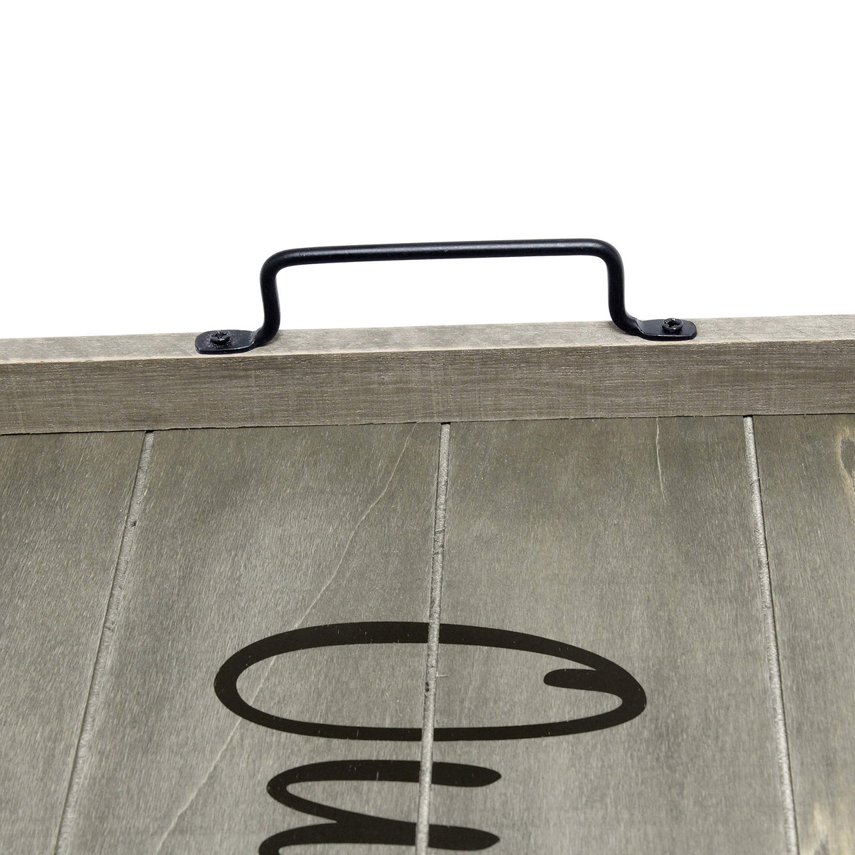 Elegant Designs HG2000-RGO Decorative Wood Serving Tray w/Handles, 15.50" x 12", Our Nest Elegant Designs