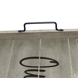 Elegant Designs HG2000-RGO Decorative Wood Serving Tray w/Handles, 15.50" x 12", Our Nest Elegant Designs