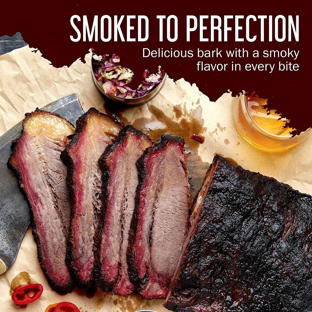 Brown Butcher Paper - 18" x 150' - Butcher Paper Roll for Wrapping & Smoking Meat - Unwaxed, Unbleached, Durable Food Grade Brown Paper Roll - Brown Bryco Goods