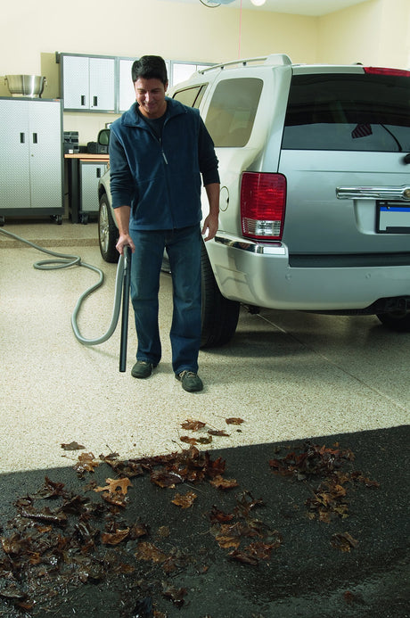 BISSELL Garage Pro Wall-Mounted Wet Dry Car Vacuum/Blower With Auto Tool Kit, 18P03, Stealth Metallic Gray Bissell