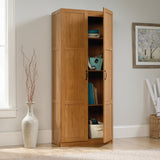 Sauder Miscellaneous Storage Pantry cabinets, L: 29.61" x W: 16.10" x H: 71.10", Highland Oak finish Sauder