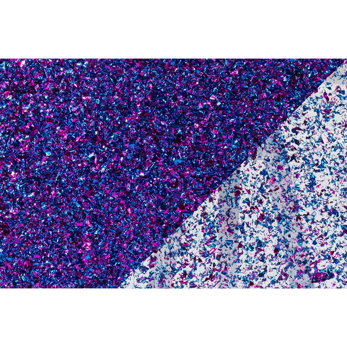 Fuchsia Azure Fusion Glitz | 1 Sheet of 3mm (1/8th Inch), 12x19 inch, Glowforge Performance Series CO2 Laser Ready, Glitter cast Acrylic, Craft Craft Closet