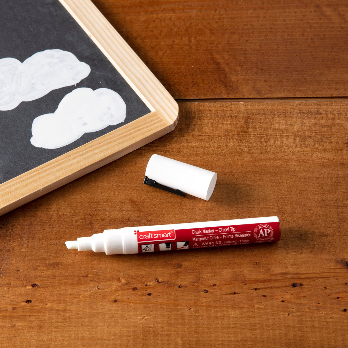 Craft Smart 12 Pack: White Broad Tip Chalk Marker Craft Smart