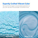 Rolio - Mica Powder - 1 Jar of Pigment for Paint, Dye, Soap Making, Nail Polish, Epoxy Resin, Candle Making, Bath Bombs, Slime - 50G / 1.76oz Rolio