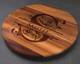 Personalized Gift for Mom, Lazy Susan, Engraved Wood Gift, Personalized Lazy Susan, Mothers Day gift, Anniversary Gift, Mom Gift, Wife Gift, Lazy The Sinclair Company
