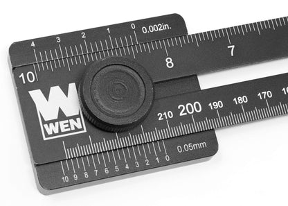 WEN ME251R 10-Inch Aluminum Offset Marking Gauge and Layout Tool with Laser-Etched Scale - WoodArtSupply