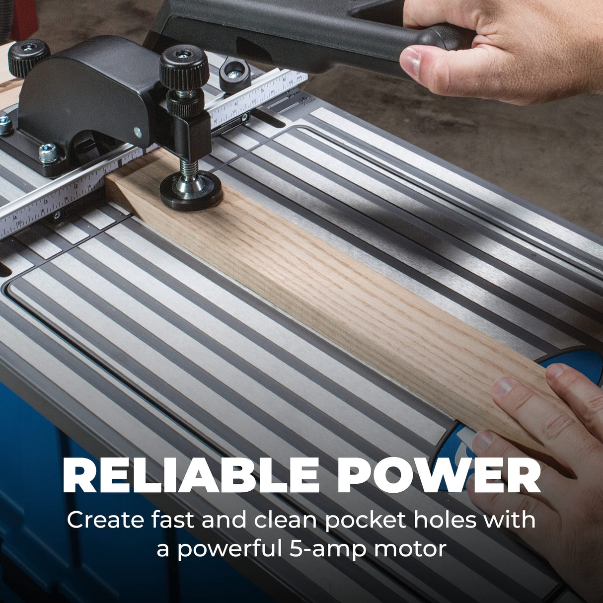 Kreg DB210 Foreman Pocket-Hole Machine - Automatic Pocket-Hole Jig System - Extremely Easy to Set Up & Use - Build with Twice the Speed & Half the KREG