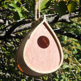 Pollinating Palace - Outdoor Hanging Wooden Bird House,Outdoor Birdhouse for Hummingbirds, Bluebirds and Finch Cardinals, Songbirds, Birdhouse GardeningProducts4Less