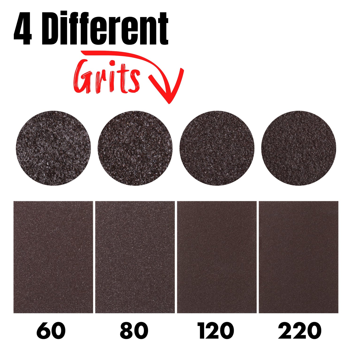 Bates- Sanding Sponge, 4 Pack, 60/80/120/220 Grit Assortment, Washable and Reusable, Sanding Block, Sandpaper Block, Sanding Blocks for Wood, Sanding Bates Choice Pro