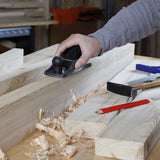 WORKPRO W052001 Block Plane, 1-9/16 In. Wide Blade, Cast Iron Body, Adjustable Cutting Depth, Black (Singe Pack) WORKPRO