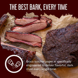 Brown Kraft Butcher Paper Roll - 18 Inch x 100 Feet Brown Paper Roll for Wrapping and Smoking Meat, BBQ Paper for the Perfect Brisket Crust - Bryco Goods