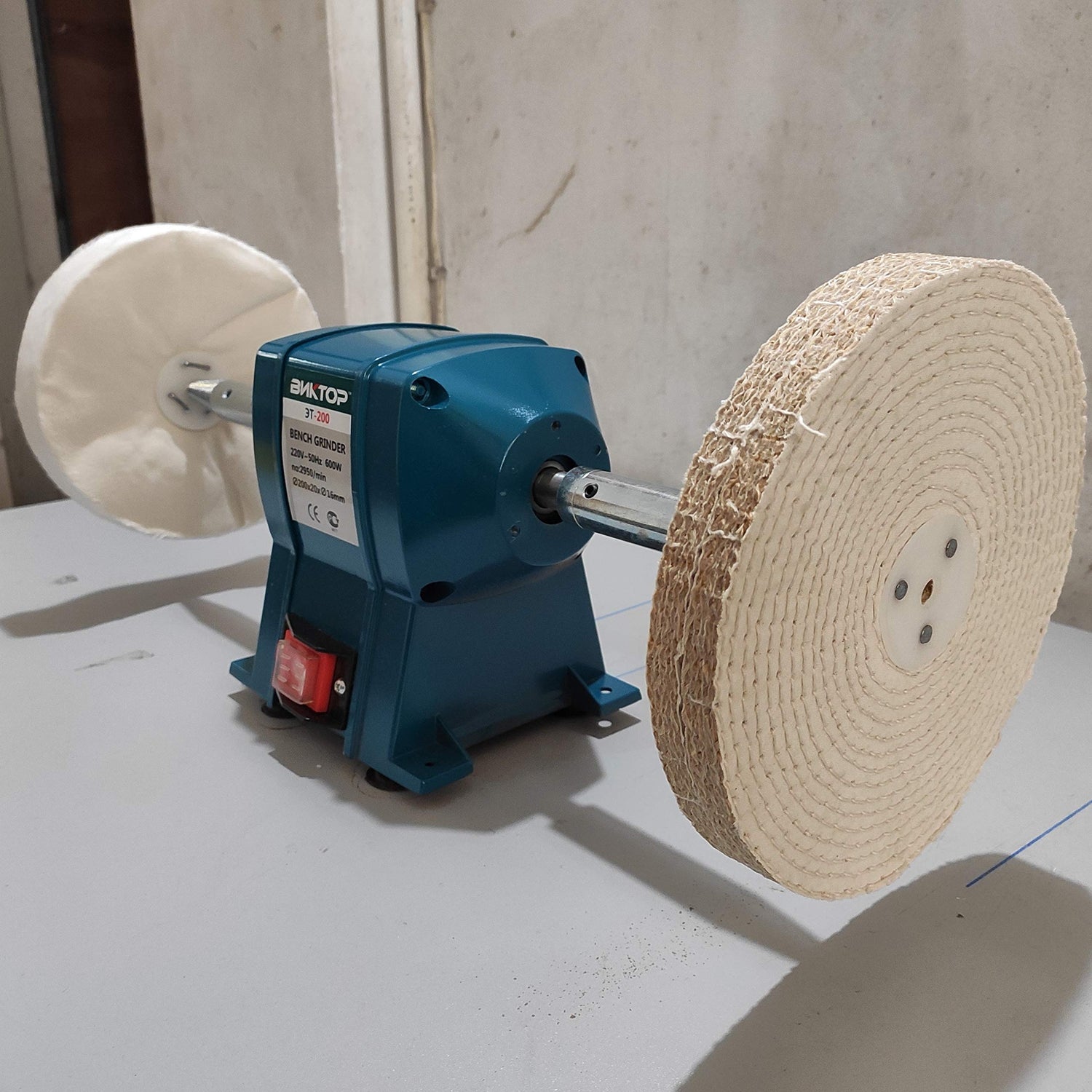 PURUI 5/8 Inch Bench Grinder Spindle Adapter for 8 Inch Bench Grinder, Used to Convert Your Bench Grinder Into A Bench Polisher, 5/8 Inch Arbor Hole, PR PURUI