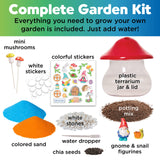 Creativity for Kids Plant and Grow Woodland Forest: Terrarium Kit Activities for Kids, Educational Science and Crafts for Kids Ages 6-8+, Unique Creativity for Kids