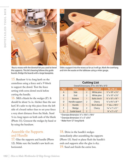 How to Make Workbenches & Shop Storage Solutions: 28 Projects to Make Your Workshop More Efficient from the Experts at American Woodworker (Fox Design Originals