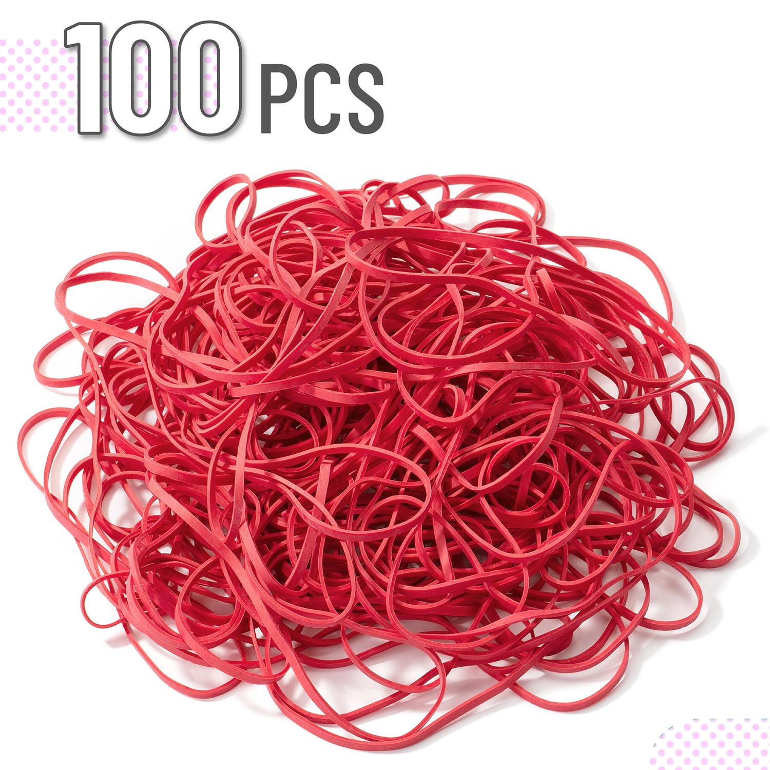 Mr. Pen- Large Rubber Bands, 100 Pack, Red, Big Rubber Bands, Extra Large Rubber Bands, Red Rubber Bands Large, Long Rubber Bands Office Supplies, 7 Mr. Pen