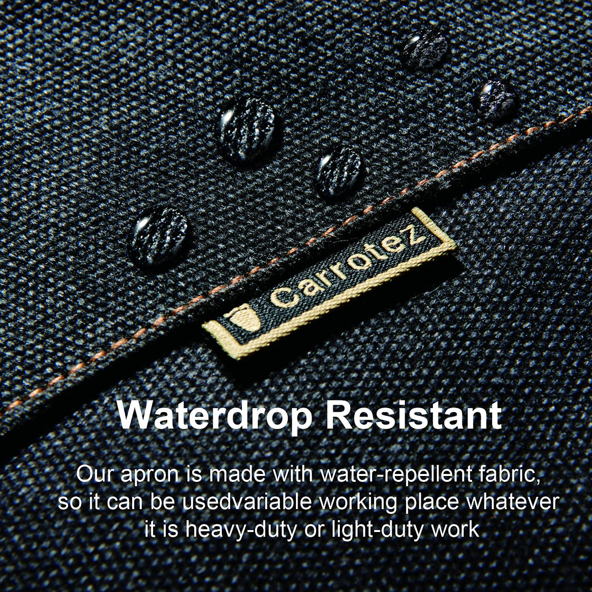 carrotez Durable Goods - Heavy Duty Canvas Work Apron [2nd Generation], Barber apron, Cotton Canvas Cross Back Adjustable Apron with Pockets, carrotez