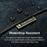 carrotez Durable Goods - Heavy Duty Canvas Work Apron [2nd Generation], Barber apron, Cotton Canvas Cross Back Adjustable Apron with Pockets, carrotez