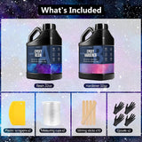 Epoxy Resin 64OZ - Crystal Clear Epoxy Resin Kit - No Yellowing No Bubble Art Resin Casting Resin for Art Crafts, Jewelry Making, Wood & Resin WoodArtSupply