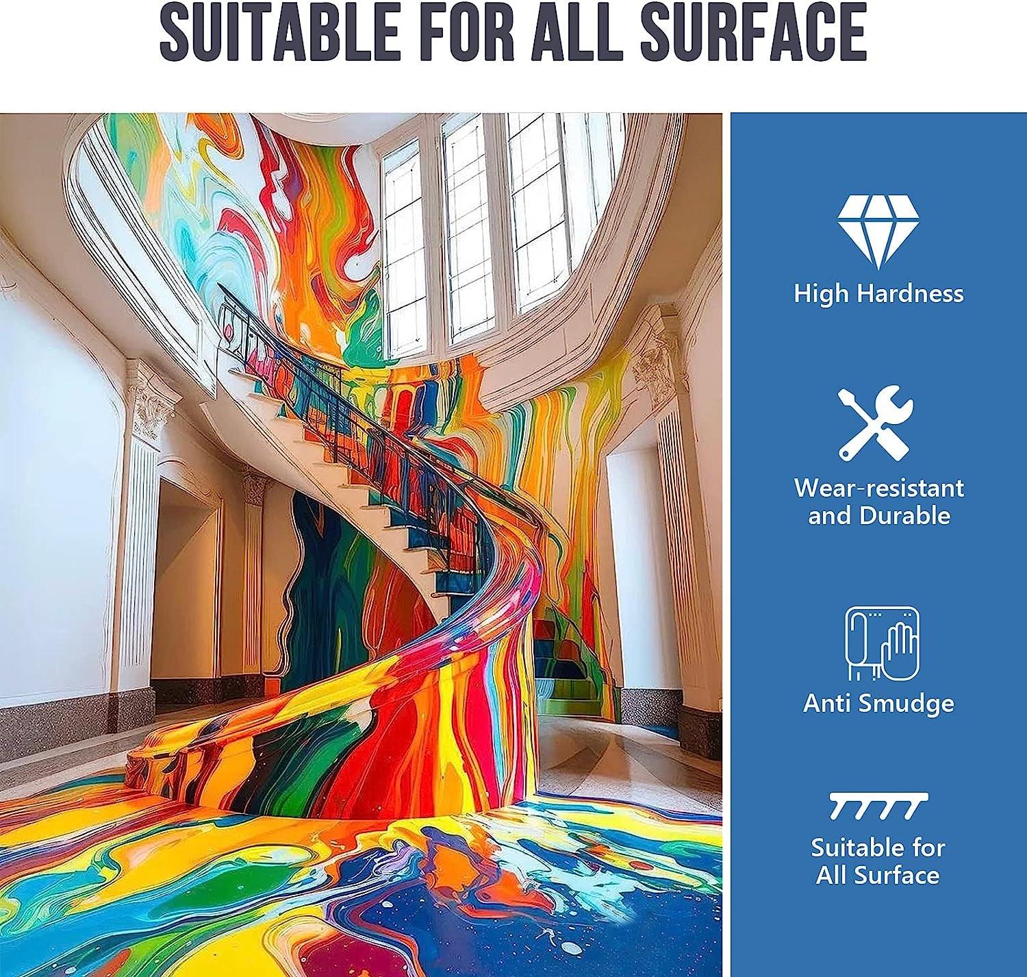 Epoxy Resin 16OZ - Crystal Clear Epoxy Resin Kit - Self-Leveling, High-Glossy, No Yellowing, No Bubbles Casting Resin Perfect for Crafts, Table Tops, WoodArtSupply