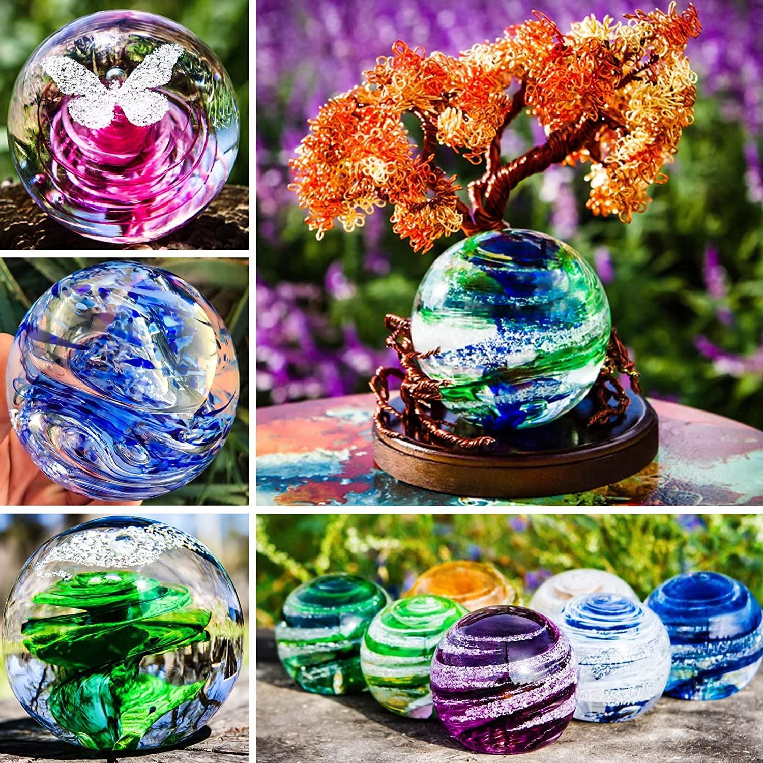 8Pcs Sphere Resin Molds Silicone, Upgraded 3D Seamless Ball Shapes Silicone Molds for Resin Casting, Large Globe Epoxy Resin Molds for Home Decor, WoodArtSupply