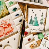 9 Pieces Fine Detail Paint Brush Miniature Mini Paints Brush Set for Acrylic, Watercolor WoodArtSupply