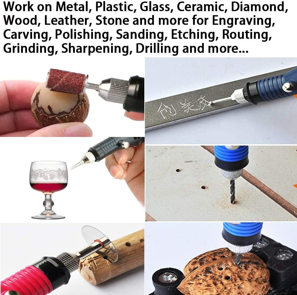 Engraving Pen Engraver Rechargeable Electric Cordless Grinding Pen DIY  Rotary Tool Kit for Metal Wood Jewelry Engraving Carving Polishing Drilling