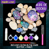 Galaxy Paint Your Own Rock Art by Horizon Group USA, Black WoodArtSupply