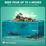 Epoxy Resin Deep Pour, 1.5 Gallon Epoxy Resin Kit for 2-4" Pour Depths, Crystal Clear & High Gloss, Bubble-Free Casting Resin for River Tables, WoodArtSupply