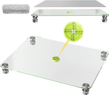 Glass Leveling Board for Resin, 16''X 12'' Adjustable Precision Leveling Table for Resinate, Leveling Epoxy Resin Accessories, Multipurpose Resin WoodArtSupply