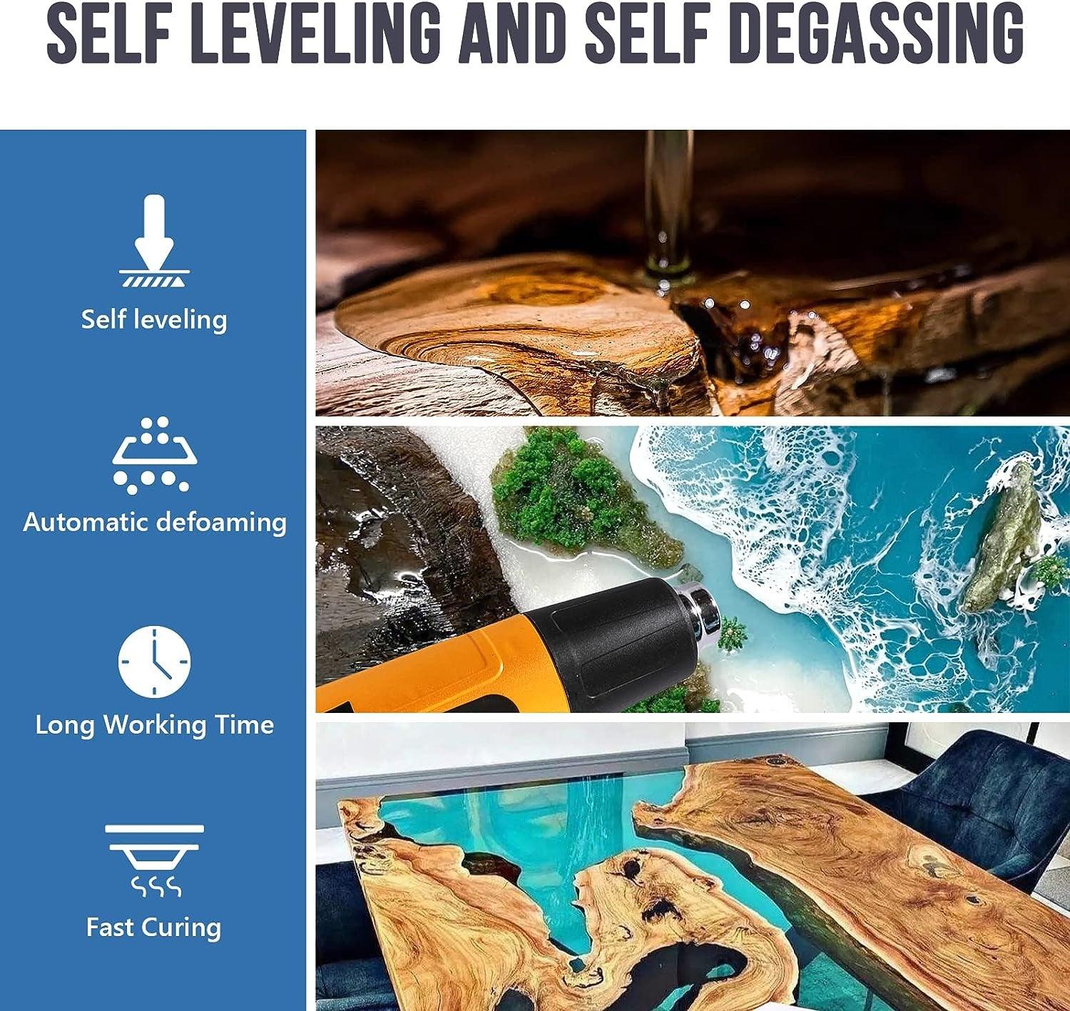 Epoxy Resin 16OZ - Crystal Clear Epoxy Resin Kit - Self-Leveling, High-Glossy, No Yellowing, No Bubbles Casting Resin Perfect for Crafts, Table Tops, WoodArtSupply