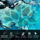 Clear Epoxy Resin Art Resin Kit 16Oz Crystal Jewelry Resin 2 Part Epoxy Resin Kit with Bonus Measuring Cups Sticks and Gloves WoodArtSupply