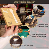 Wood Carving Spoon Blank Unfinished Wood Carving Spoon Carving Kit Wooden Blank Spoon WoodArtSupply