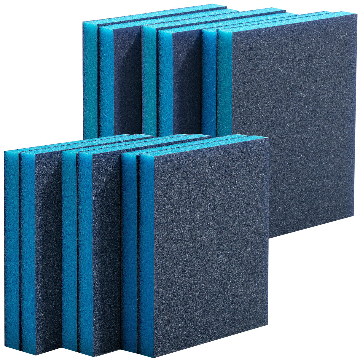 Bates- Sanding Sponge, 12 Pack, 3.9”x4.7”, 80/100/120/180 Grit, Sanding Block, Sanding Paper Block, Sandpaper Sponge Block, Sanding Blocks for Wood, Bates Choice