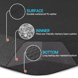 FEATOL Extra Thick Anti Fatigue Mat Floor Mat, Standing Desk Memory Foam Cushioned Office Ergonomic Kitchen Mats Comfort Pad NOT PVC 9/10 Inch FEATOL