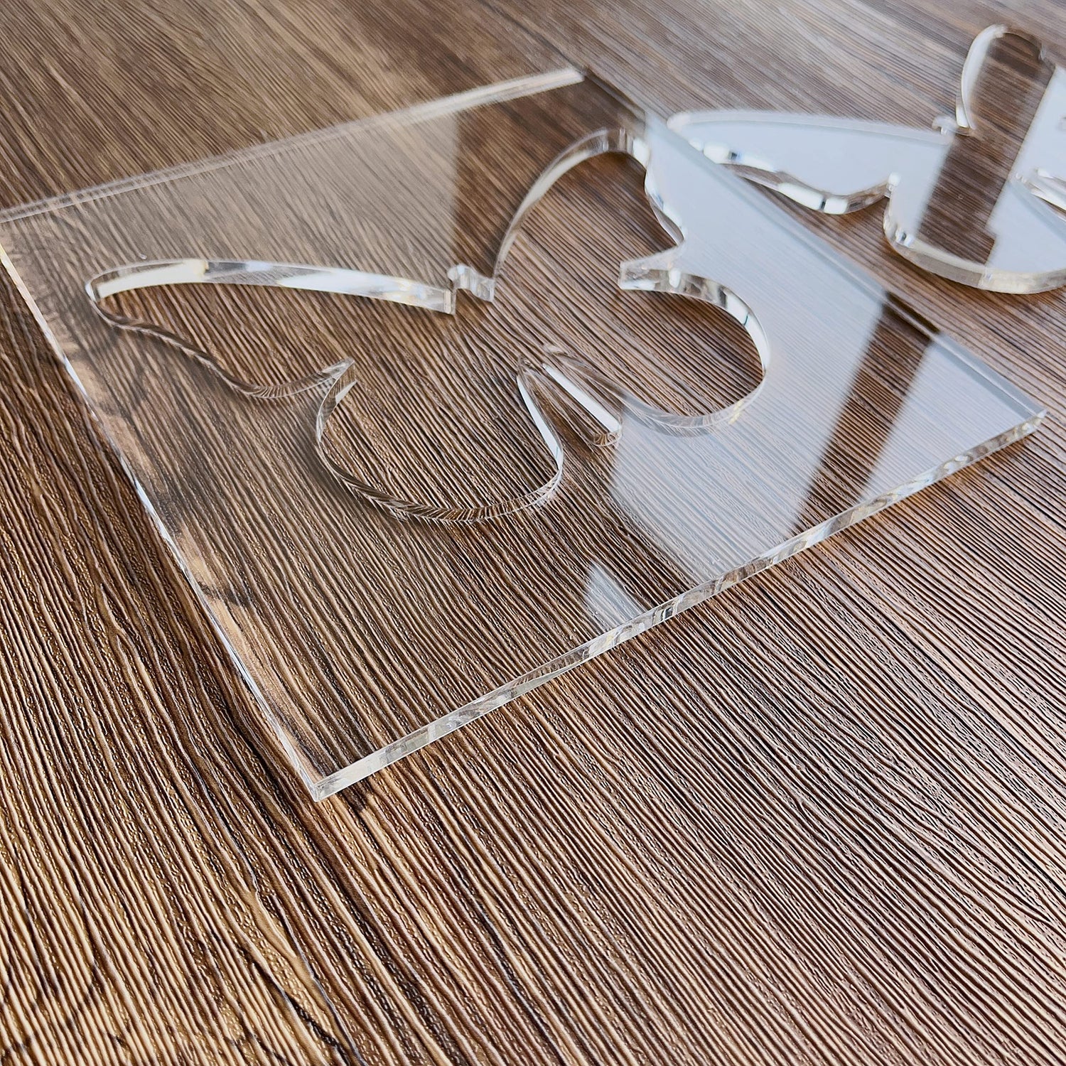 Butterfly Router Template, Clear Acrylic Template, Woodworking Router Template Phocaea