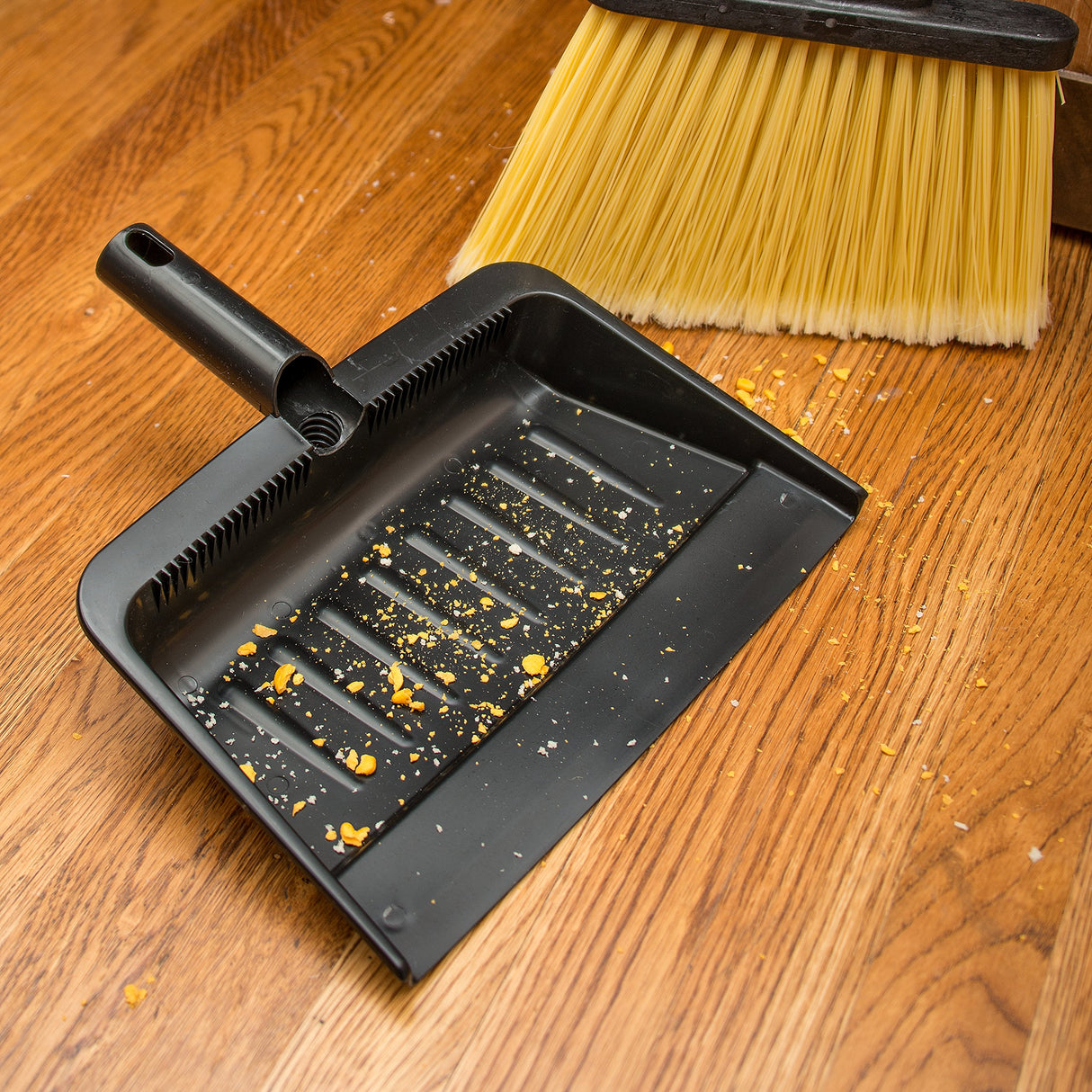 Carlisle FoodService Products 36143703 Flexible Plastic Dustpan, 12" Length, 12" Width, Black Carlisle FoodService Products