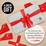 Tshirt Ruler Guide for Vinyl Alignment - T Shirt Ruler Guide for Heat Press, Shirt Measurement Tool for Heat Press, T-Shirt Ruler Centering Guide Good Life Ideas