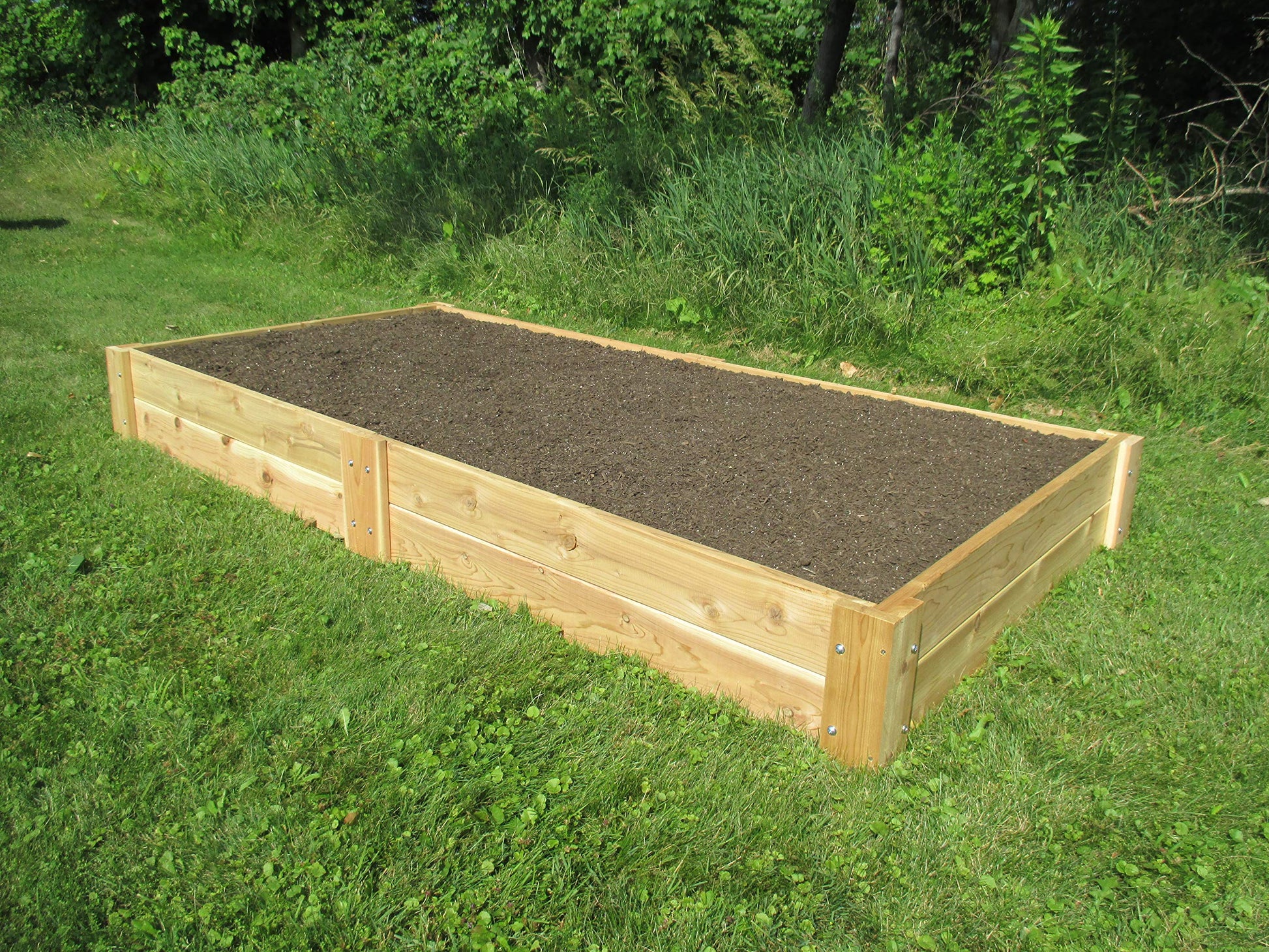 Infinite Cedar Raised Bed Garden Kit 4'x8'x11 - WoodArtSupply