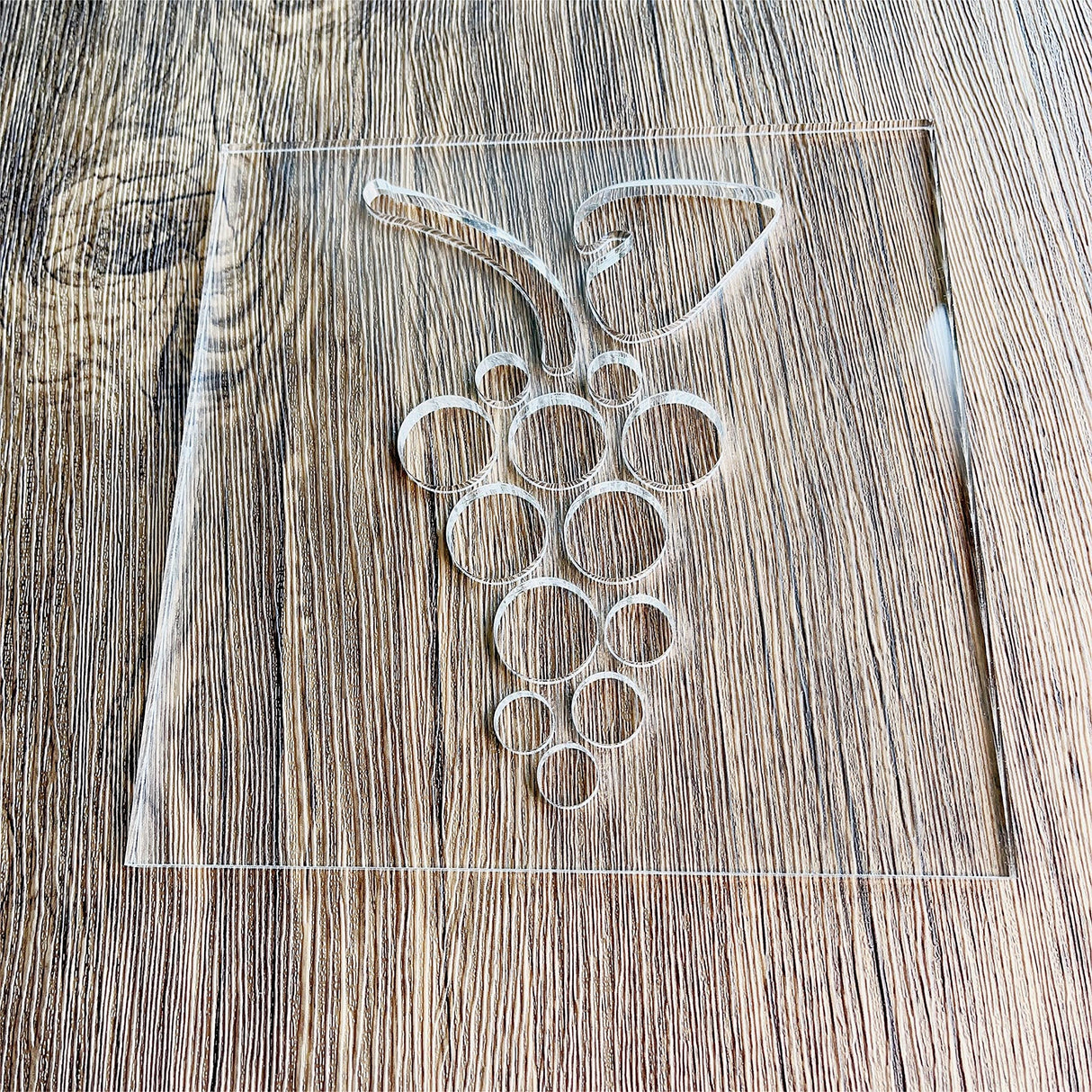 Phocaea Grapes Router Template, Acrylic Template, Woodworking Router Template Phocaea